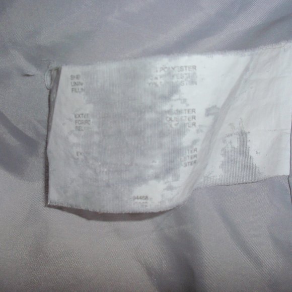 Nautica Silver Gray Quilted Puffer Jacket Removable Hood Sz S - Picture 15 of 16